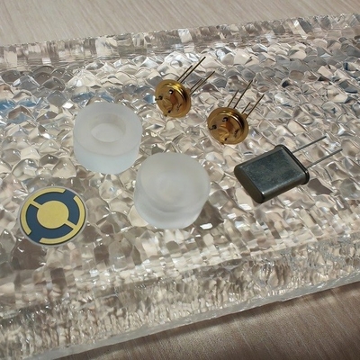 Endcap เคลือบ AT Quartz Blanks สำหรับเซนเซอร์ความดันโหมดแรงเฉือนหนา
