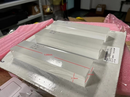 โหมดเฉือนความหนา Crystal Quartz End Cap สำหรับตัวสะท้อนแรงดัน
