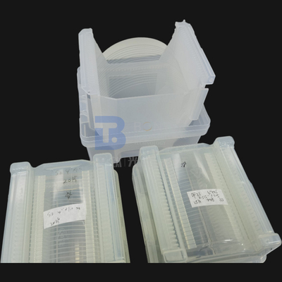 4 '' 6'' Fused Silica Wafer 500um SiO2 HPFS ที่มีความทนทานต่อสารเคมีดีเยี่ยม