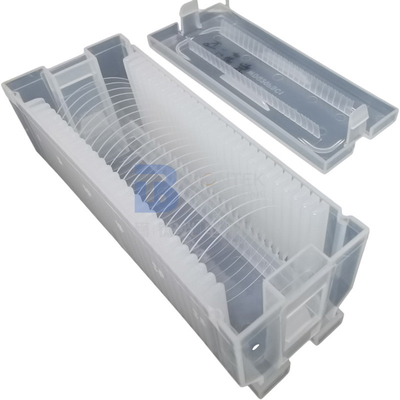 2 '' 3 '' ฟิล์มควอทซ์บางเฉียบ Piezoelectric Wafer 50um และฟิล์ม LT สำหรับอุปกรณ์ Piezo