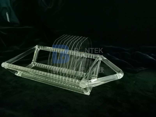 SAW เกรด Y128 ตัด LiNbO3 Wafer DSP Cassette Pack 0.5mm