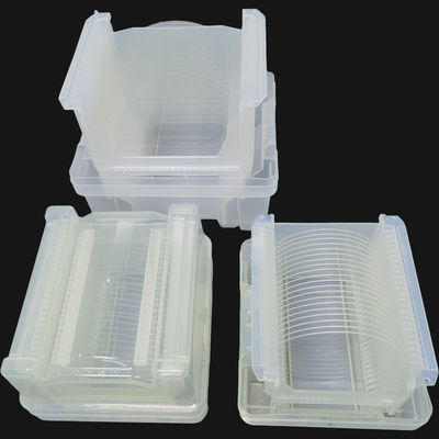 4 นิ้วถึง 12 นิ้ว Fused Silica Wafer BF33 BK7 B270 D263T Glass Substrate