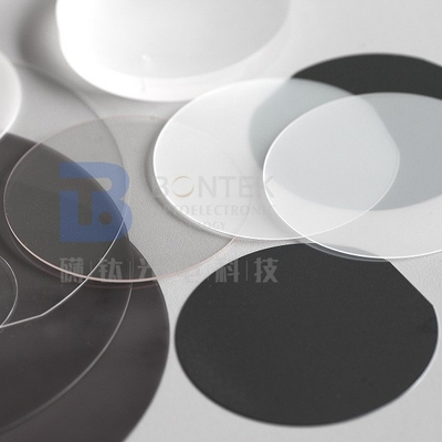 2 '' 3 '' ฟิล์มควอทซ์บางเฉียบ Piezoelectric Wafer 50um และฟิล์ม LT สำหรับอุปกรณ์ Piezo