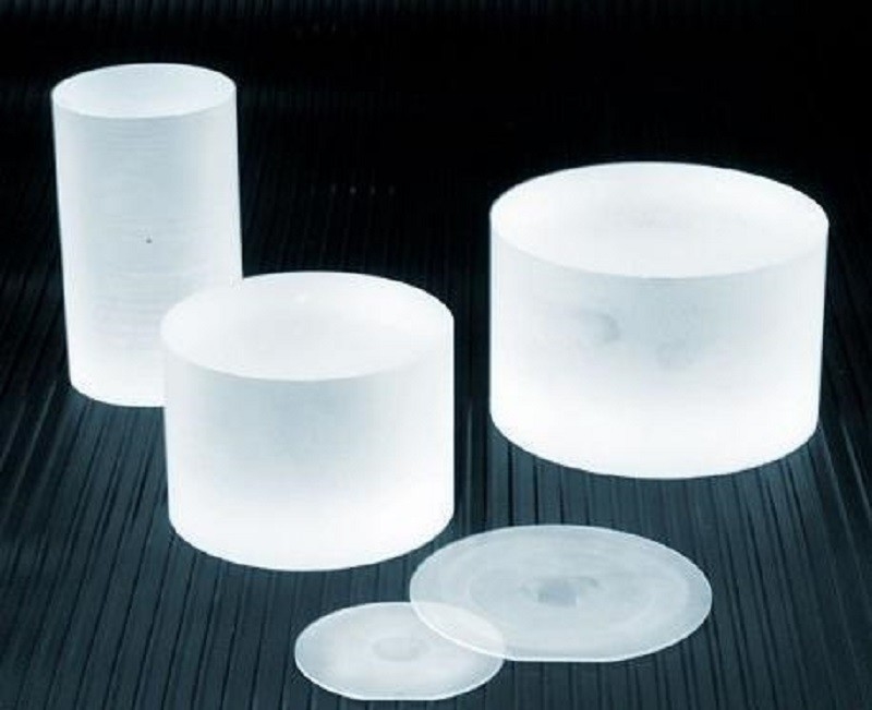 C-plane 0001 Orientation C-plane Sapphire Wafer with A-plane 11-20 แผ่นพื้นหลัก