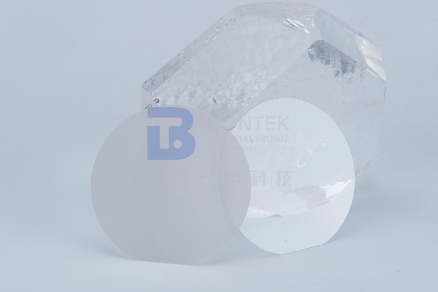 80um Ultra-Thin Right-Hand Single Crystal Quartz Wafer 35.15 ° Y-Cut Alpha Quartz