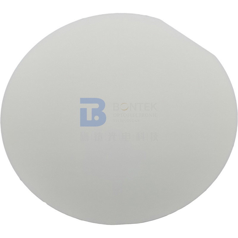 Φ100mm 0.5mm Single Crystal Quartz Wafer X-cut Y-cut สำหรับเซ็นเซอร์ความดัน