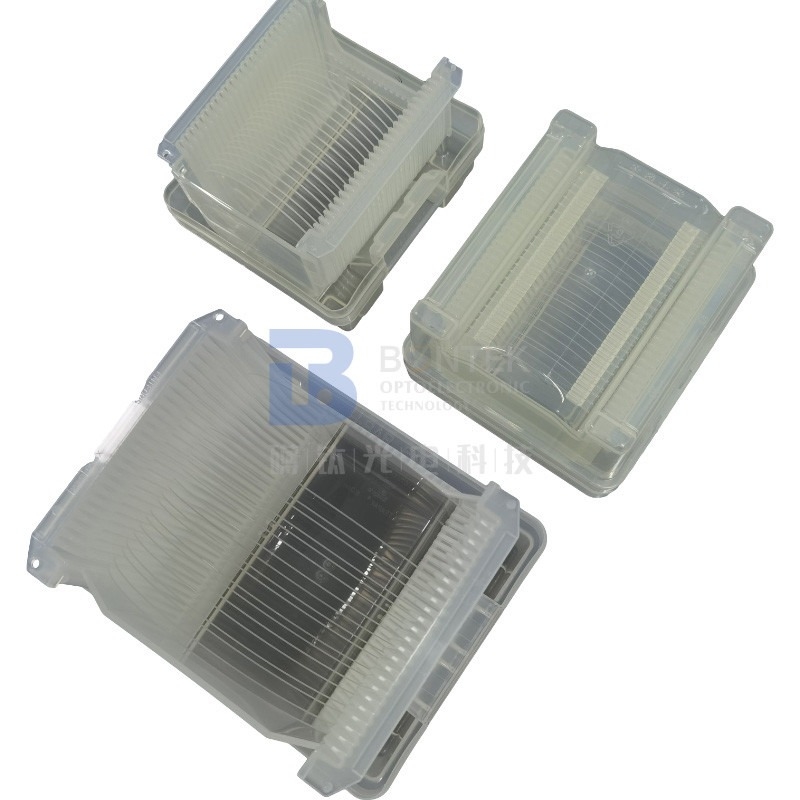 4 &#39;&#39; Double Side Polished Wafer ผลึกเดี่ยวควอตซ์ AT-Cut สำหรับ Resonators