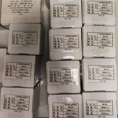 AT Cut Piezoelectric Wafer Quartz Blanks สำหรับไมโครบาลานซ์ Oscillators