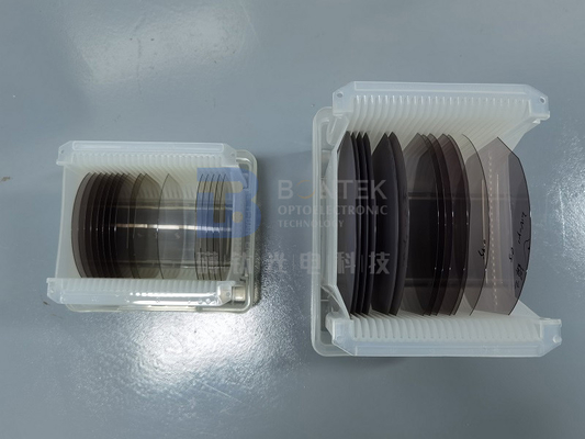 Dia 6 '' 8 '' LiNbO3 Wafer 128 องศา Y Z-Cut สำหรับอุปกรณ์คลื่นเสียงแบบพื้นผิว