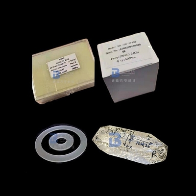 Plano Alpha Quartz Crystal Blanks สำหรับควบคุมเวลา Oscillators