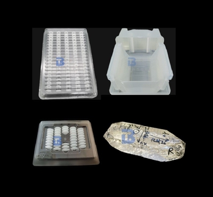 Y Cut Single Crystal Quartz Wafer Ring Double Side Lapped สำหรับเทคโนโลยีการตรวจจับ